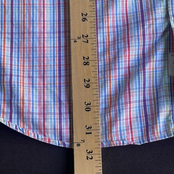 Peter Millar Seaside Finish Button Up Shirt Mens Large Cotton Multicolor Large - Picture 10 of 10